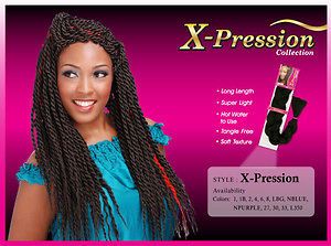 Pression Braiding Hair Xpression Expression Synthetic Braiding Hair