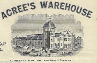 1907 Acrees Tobacco Warehouse, Danville, Va. Receipt
