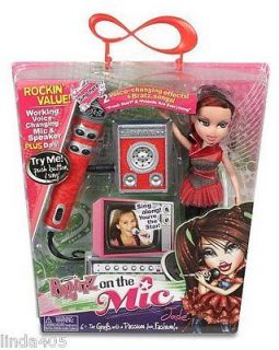 IN BOX BRATZ DOLL ON THE MIC JADE VOICE CHANGING MIC & SPEAKER & DOLL
