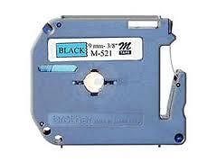 Brother M521 M 9mm black on blue P touch tape PT55 PT65 PT70 PT80 PT85