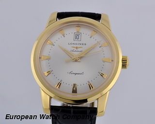 Longines Conquest Heritage L1.645.6.75.4 L16456.754 18K Yellow Gold