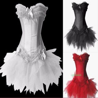 Burlesque Moulin Rouge Lolita gorgeous DRESS Corset & Tutu burlesqu