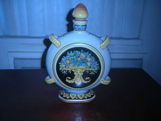 Vintage Majolica Deruta decanter bottle