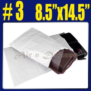 250 8.5x14.5 #3 POLY BUBBLE MAILERS ENVELOPES BAGS SHIPPING 8.5 x14.5