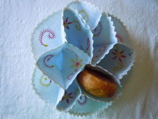 Handmade Biscuit Bun Roll Warmer Bread Separator Decorative Bun Warmer