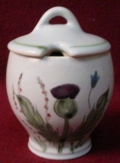 BUCHAN china THISTLEWARE pattern JAM or JELLEY JAR with LID