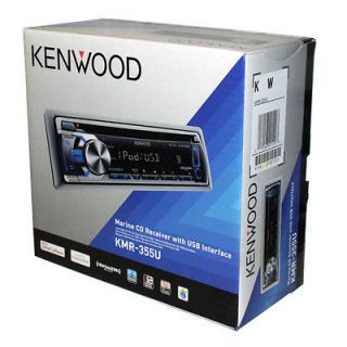 Kenwood KMR 355U Marine/Boat Radio Stereo CD/ Player USB Receiver