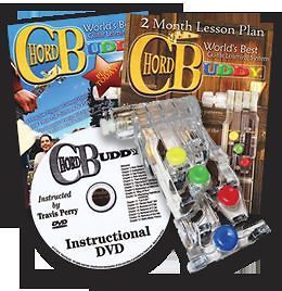 CHORD BUDDY LEARN TO PLAY GUITAR EASY SYSTEM DVD BOOK CHORDBUDDY
