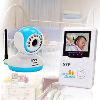 SVP Digital Wireless Baby Monitor~IR Night Vision~2 Way Talk~Li ion