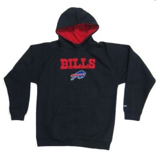 Buffalo Bills NFL Hooded Youth Size L Navy Sweatshirt by Reebok Hoodie