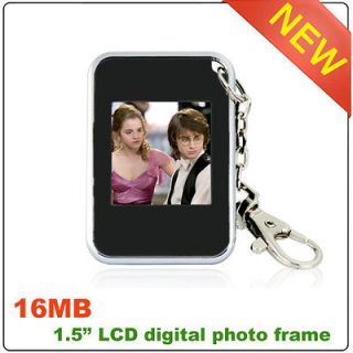 Mini Portable 1.5 LCD Digital Photo Picture Frame Album USB Keychain