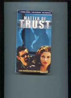 Matter Of Trust C Thomas Howell Joan Severance Nick Mancuso VHS OOP