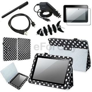 Leather Case Cover Protector Accessory Bundles For Kindle Fire HD 8.9