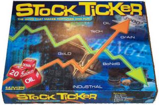 Stock Ticker Board Game   NEW