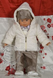 Baby Boy Winter Jacket Coat Set Christening Wedding Pageboy Formal