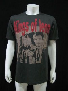 Caleb Followill KINGS OF LEON US Rock Band T Shirt Sz L