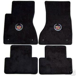 Cadillac CTS 4 pc Carpeted Floor Mats with Choice of Logo   Lloyd