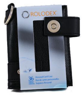 Rolodex Personal Business Card Case 36 Card Capacity