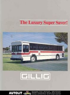 1988 Gillig Intercity Bus Brochure