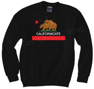 Crewneck Sweater Cali HUF California Republic HBO David Duchovny