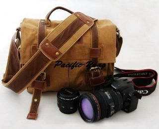 BD110 Canvas Camera shoulder casual bag for Canon Sony Nikon SLR DSLR