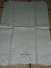 GUEST TOWEL HAND EMBROIDERY NEEDLE POINT SIZE 15  x 23 INCH