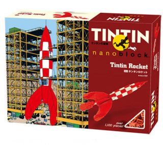 TINTIN ROCKET Nanoblock building block Kawada 2011 Japan NEW Toy