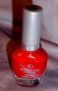 New Cover Girl Boundless Color Nail Polish #550 CANDY APPLE