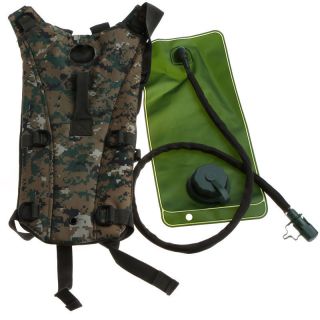 5L TPU Hydration System Bladder Water Bag Backpack Digital Desert