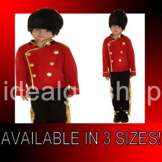 ROYAL BUZBY GUARD COSTUME FANCY DRESS BUSBY CHILDRENS BRITISH SOLDIER