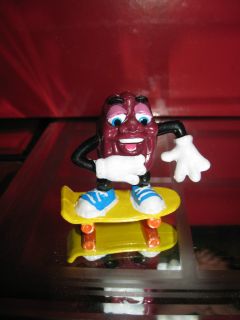 California Raisins w/Skateboard Cake Topper Character Toy Figure