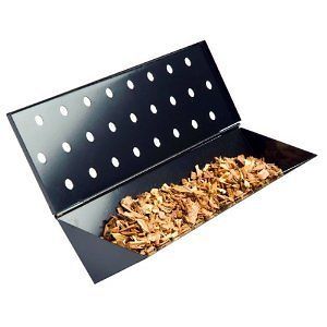 Grills Smoker Container Griller Wood Chips Smoke Storage Holder w/ Lid