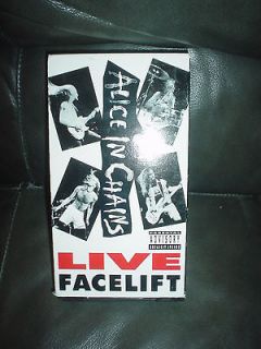 ALICE IN CHAINS LIVE , FACE LIFT , VHS TAPE