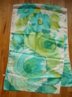 CAMILLE MADE IN FRANCE HAND PAINTED SILK SCARF