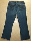 CALVIN KLEIN CK Flare 12 Short Faded Wash Stretch Jeans Womens 33 x 29