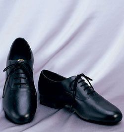 Capezio Boys Ballroom Dance Shoes BR02C Blk Leather NIB