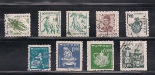 Korea Stamp  Scott # 516 525/Set Ca​nc/H 1966