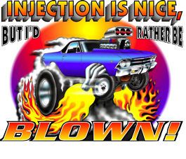 INJECTION IS NICE BLOWN 69 EL CAMINO T SHIRT #4933 BBC