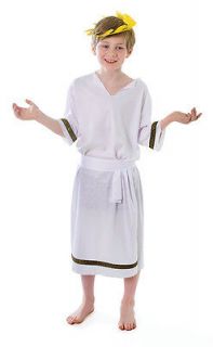 roman greek grecian toga boy boys fancy dress costume outfit ancient