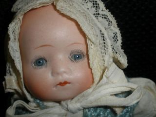ANTIQUE GERMAN BISQUE BABY DOLL MARKED ON HEAD 16 GERMANY W/MAKERS