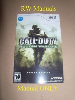 Call of Duty 4 Modern Warfare OEM Instruction Manual Booklet ONLY