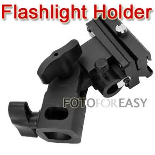 Shoe Adapter Umbrella Holder Swivel Light Stand Bracket B Canon Nikon