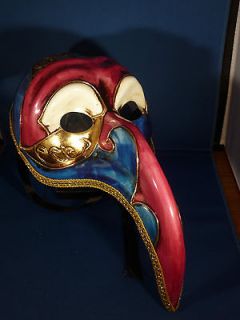 Genuine Hook Beak Venetian Mardi Gras Mask