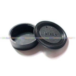 Nikon AI body cover & rear lens cap 4 D3,D90,D300,D7 00