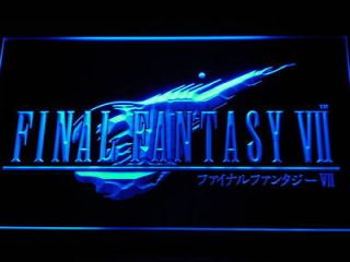 e029 b Final Fantasy VII FF7 PS2 Gift Neon Light Sign