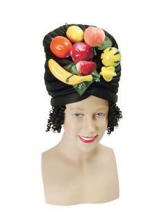 Carmen Miranda Fruit Hat with Hair
