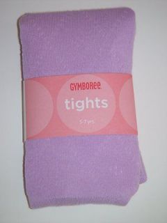 NWT Gymboree Romantic Garden Lilac Tights 3 4 years