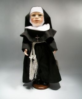 Geppeddo Porcelain Catholic Nun Doll Large 18 Sister Catherine