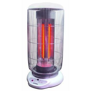 84001 Portable 22 Inch Oscillating Carbon Barrel Heater with Remote Co