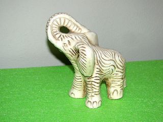 wild zoo jungle animal ELEPHANT figurine ivory color Mexico
